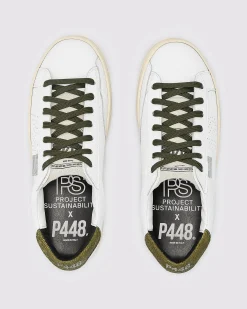 Sale P448 John Lionfish White/Army Green