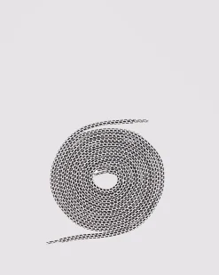 Clearance P448 Shoelaces White/Black Speckled