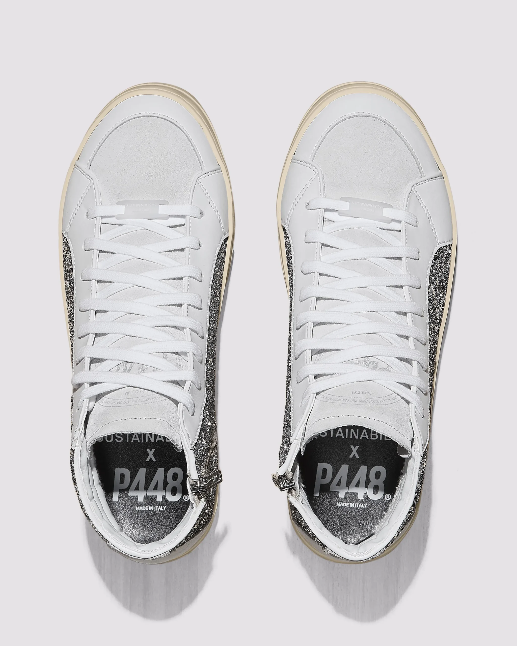 Shop P448 Skate Recycled White/ Silver